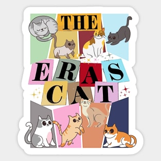 The Cat Eras In My Cat Mom Era Cat Lover Sticker